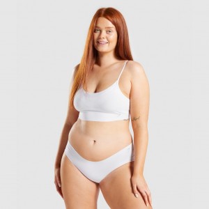 Bralette Gymshark No VPL ασπρα | 503TOKZJS
