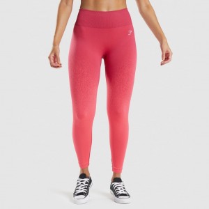 Κολαν Gymshark Adapt Ombre Seamless ροζ κοκκινα | 942POLUME
