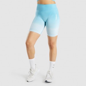 Σορτσ Gymshark Adapt Ombre Seamless ανοιχτο μπλε ανοιχτο μπλε | 761QNGRDA