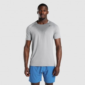 μπλουζακια Gymshark Apex Contrast Seamless γκρι | 831NJUKMV