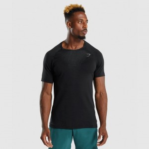 μπλουζακια Gymshark Apex Contrast μαυρα | 056GFYEKB