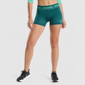 Σορτσ Gymshark Apex Seamless Low Rise Teal | 948FDUTKW
