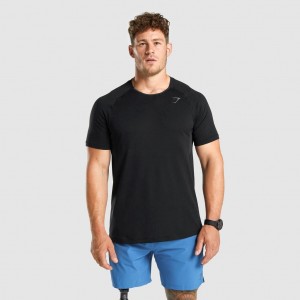 μπλουζακια Gymshark Apex Seamless μαυρα | 073LRYKHV