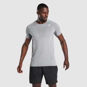 μπλουζακια Gymshark Apex Seamless γκρι | 907SHUEXY