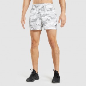 Σορτσ Gymshark Arrival 5 ανοιχτο γκρι | 801HUTPNI