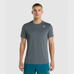 μπλουζακια Gymshark Arrival Regular Fit Charcoal | 536PBQLWC