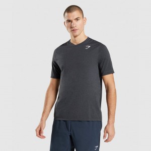 μπλουζακια Gymshark Arrival Seamless μαυρα | 085NMJGDB