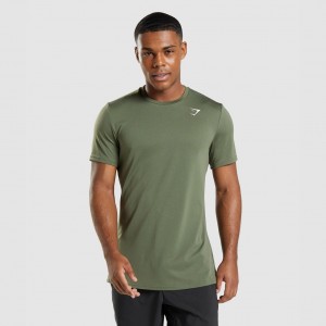 μπλουζακια Gymshark Arrival Ελιά | 312UPTXLR
