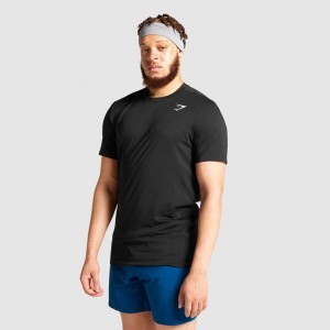 μπλουζακια Gymshark Arrival μαυρα | 619TEJUVN