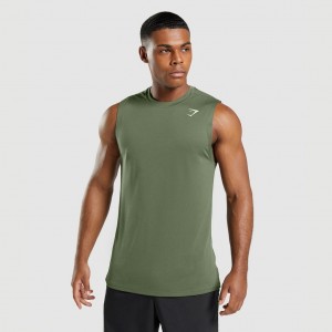 μπλουζακια Gymshark Arrival αμανικα Ελιά | 762QOZKIG