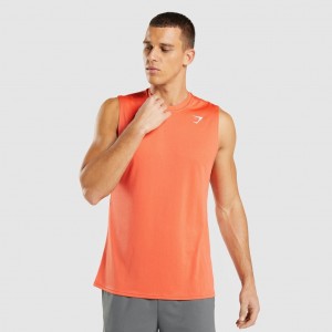 μπλουζακια Gymshark Arrival αμανικα πορτοκαλι | 803IKSEGN