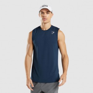 μπλουζακια Gymshark Arrival αμανικα σκουρο μπλε | 185CESYAZ