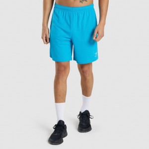 Σορτσ Gymshark Arrival Πλεκτά ανοιχτο μπλε | 371XVZGQB