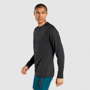 μπλουζακια Gymshark Bold Crew μαυρα | 658JOFCAV