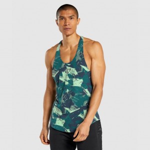 Γιλεκο Gymshark Bold Stringer πρασινο | 210SIDXTO