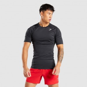 μπλουζακια Gymshark Element Baselayer μαυρα | 346MSGFZX