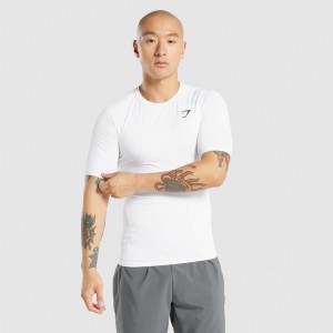 μπλουζακια Gymshark Element Baselayer ασπρα | 471SMWOVY