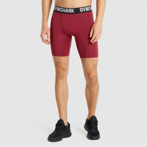 Σορτσ Gymshark Element Baselayer μπορντο | 536ZQAVIW