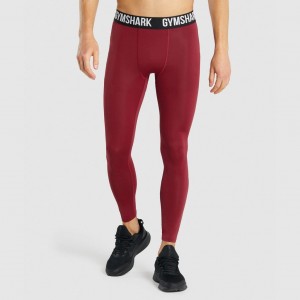 Κολαν Gymshark Element Baselayer μπορντο | 713ZJGTIV