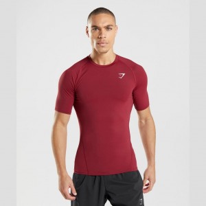 μπλουζακια Gymshark Element Baselayer μπορντο | 834IZGRCK