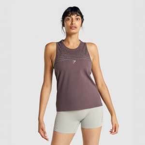 Γιλεκο Gymshark Energy Seamless Loose καφε | 950PKQDNZ