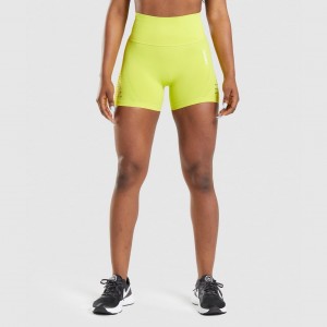 Σορτσ Gymshark Energy Seamless κίτρινα | 271VUCHIE