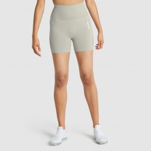 Σορτσ Gymshark Energy Seamless ανοιχτο γκρι | 753PNYRQC