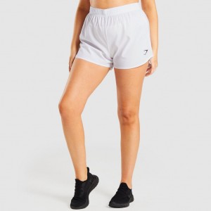 Σορτσ Gymshark Essential Loose Αθλητικά ασπρα | 356UIBHNC