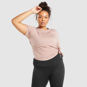 μπλουζακια Gymshark Essential Tee Taupe | 375YXCPBQ