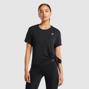 μπλουζακια Gymshark Essential μαυρα | 415MYGIHD
