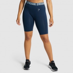 Σορτσ Gymshark Fit Seamless Cycling σκουρο μπλε | 695SQLMBO