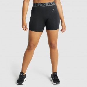 Σορτσ Gymshark Fit Seamless μαυρα | 371NWGICQ