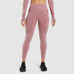 Κολαν Gymshark Flex High Waisted μπορντο | 905REPCXD