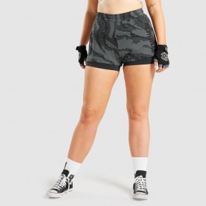 Σορτσ Gymshark GS Power Loose μαυρα | 362XOHWIZ
