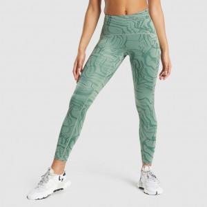 Κολαν Gymshark GS Power Support πρασινο | 734RGEAVN