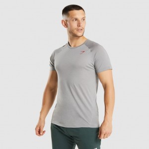 μπλουζακια Gymshark Hyper Power γκρι | 504DMNAZX