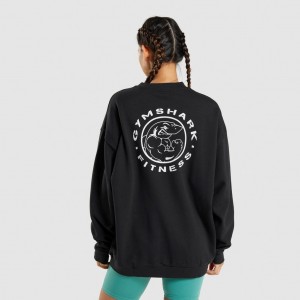 Φουτερ Gymshark Legacy σταμπεσ μαυρα | 432DEIFVN