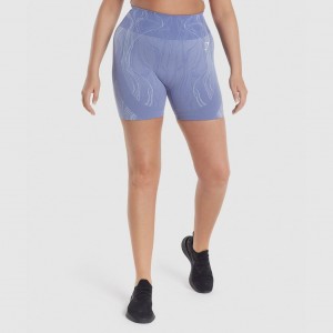 Σορτσ Gymshark Mercury Seamless μπλε | 051SIGYNM