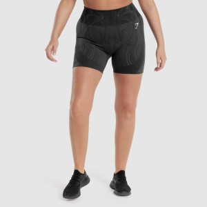 Σορτσ Gymshark Mercury Seamless μαυρα | 564HUNTIE