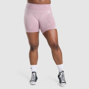 Σορτσ Gymshark Mercury Seamless ανοιχτο μωβ | 879EWXHJG