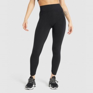 Κολαν Gymshark Pause Seamless μαυρα | 730LKRABV