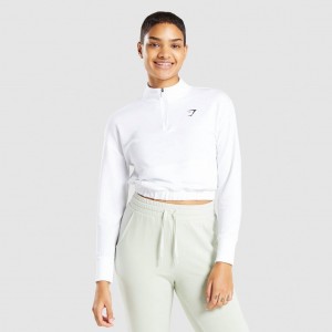 Φουτερ Gymshark Pippa Αθλητικά ασπρα | 254MBZKFD