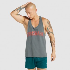 Γιλεκο Gymshark Power Stringer γκρι | 416ILEBYR