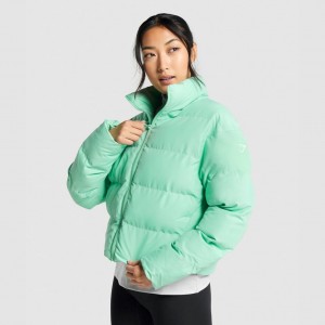 Μπουφαν Gymshark Puffer πρασινο | 532NLKBSM