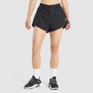 Σορτσ Gymshark Pulse 2 in 1 μαυρα | 580YINXCS