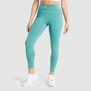 Κολαν Gymshark Pulse Teal | 961AVNZTL