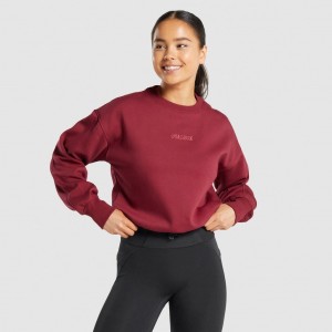 Φουτερ Gymshark Pulse μπορντο | 793UJHDEA
