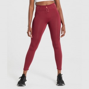 Κολαν Gymshark Pulse μπορντο | 843LMYDPC