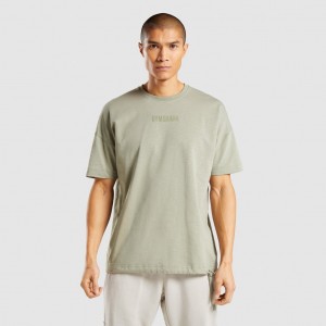 μπλουζακια Gymshark Restore ανοιχτο πρασινο | 873ZUMTDY