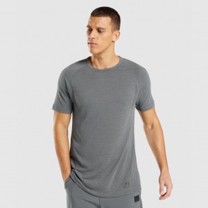 μπλουζακια Gymshark Retake Seamless μαυρα | 691FVKZBJ